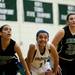 Green Hills junior Elisia Ceballo-Countryman (center) watches a free-throw during the game against Arbor Prep on Monday, Feb. 11. Daniel Brenner I AnnArbor.com